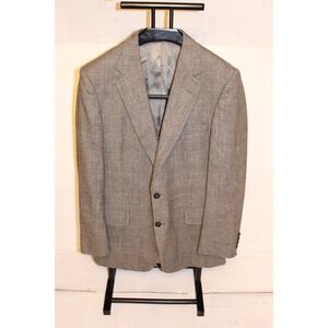 Alan Michaels 44R Men's Pow Check Vented Sports Jacket Tailoree in USA